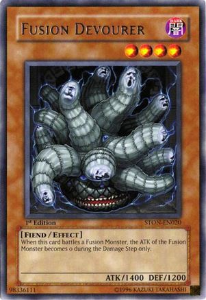 Fusion Devourer (STON-EN020) - Strike of Neos 1st Edition