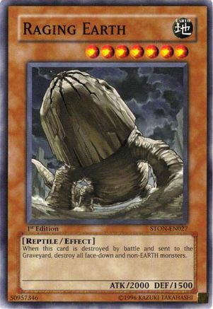 Raging Earth (STON-EN027) - Strike of Neos 1st Edition