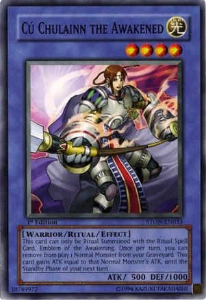 Cu Chulainn the Awakened (STON-EN033) - Strike of Neos 1st Edition