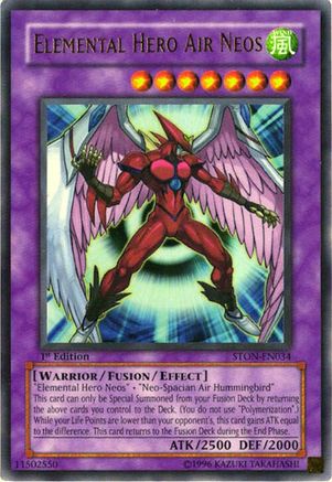 Elemental Hero Air Neos (STON-EN034) - Strike of Neos 1st Edition