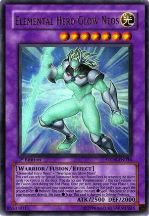 Elemental Hero Glow Neos (STON-EN036) - Strike of Neos Unlimited
