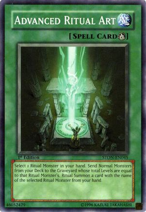 Advanced Ritual Art (STON-EN045) - Strike of Neos 1st Edition