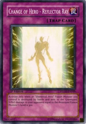 Change of Hero - Reflector Ray (STON-EN049) - Strike of Neos Unlimited