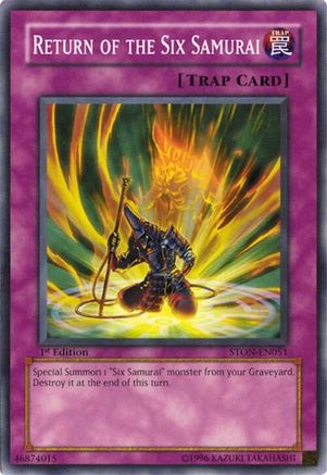 Return of the Six Samurai (STON-EN051) - Strike of Neos Unlimited