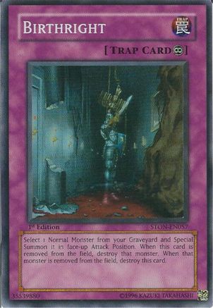 Birthright (STON-EN057) - Strike of Neos Unlimited