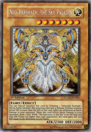 Neo-Parshath, The Sky Paladin (STON-EN061) - Strike of Neos Unlimited
