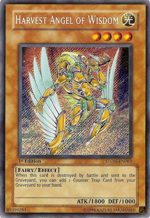 Harvest Angel of Wisdom (STON-EN063) - Strike of Neos 1st Edition