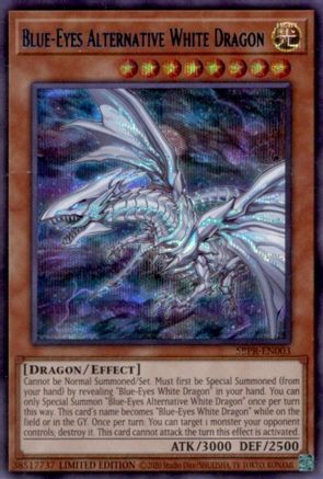 Blue-Eyes Alternative White Dragon (SBPR-EN003) - Miscellaneous Promotional Cards Limited