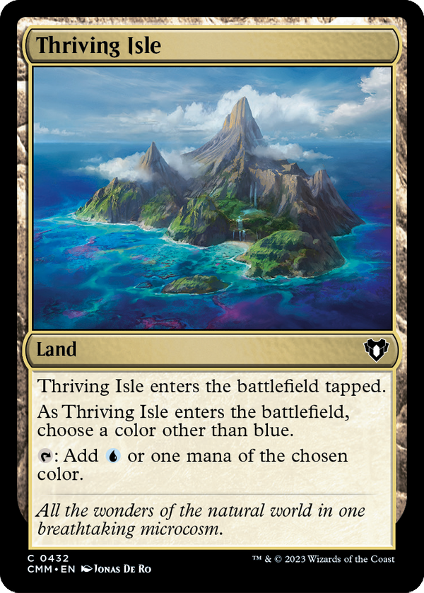 Thriving Isle (CMM-432) - Commander Masters Foil