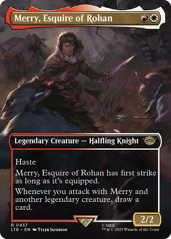 Merry, Esquire of Rohan (Borderless) (LTR-437) - The Lord of the Rings: Tales of Middle-earth