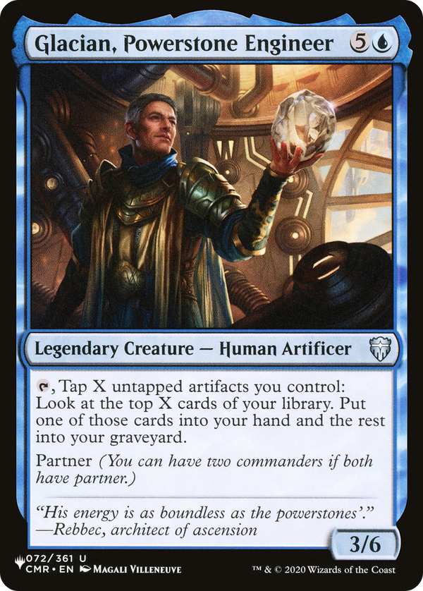 Glacian, Powerstone Engineer (LIST-CMR-72) - The List