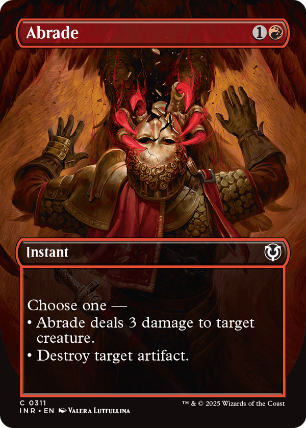 Abrade (Borderless) (INR-311) - Innistrad Remastered Foil