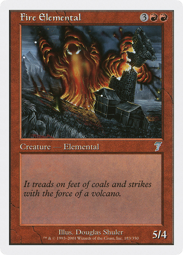 Fire Elemental (7ED-183) - 7th Edition
