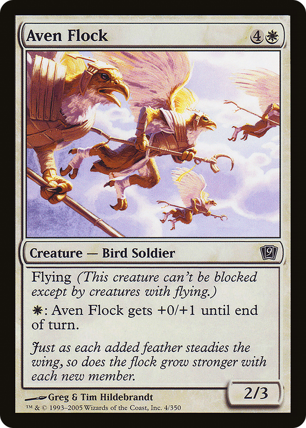 Aven Flock (9ED-004) - 9th Edition
