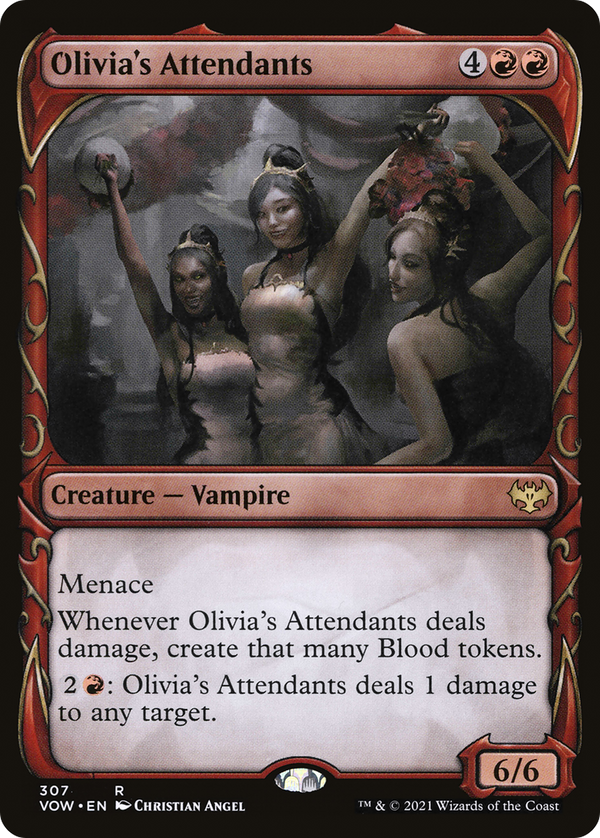 Olivia's Attendants (Showcase) (VOW-307) - Innistrad: Crimson Vow: (Showcase)