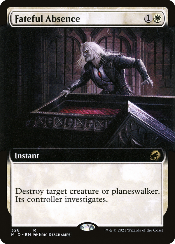 Fateful Absence (Extended Art) (MID-328) - Innistrad: Midnight Hunt: (Extended Art)