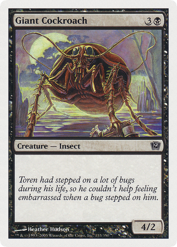 Giant Cockroach (9ED-133) - 9th Edition Foil
