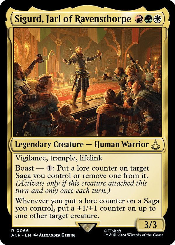 Sigurd, Jarl of Ravensthorpe (ACR-066) - Assassin's Creed Foil