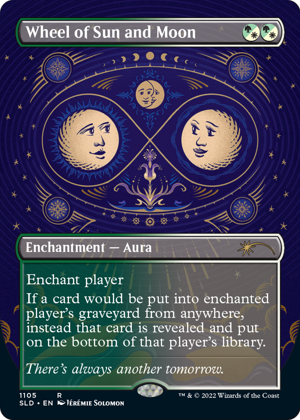 Wheel of Sun and Moon (Borderless) (SLD-1105) - Secret Lair Drop (Borderless)