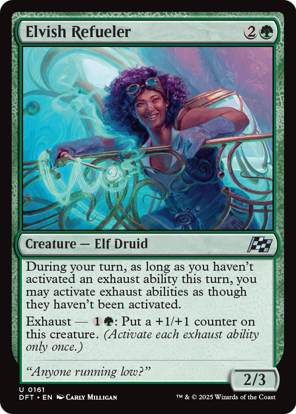 Elvish Refueler (DFT-161) - Aetherdrift Foil