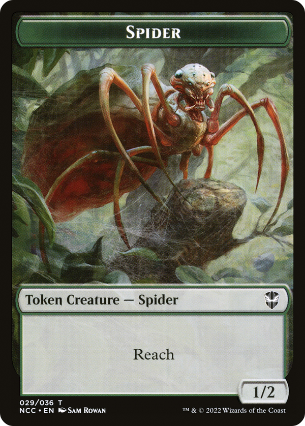 Spider (TNCC-029) - New Capenna Commander Tokens