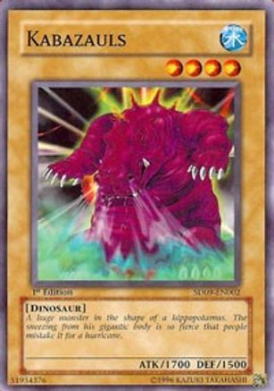 Kabazauls (SD09-EN002) - Structure Deck: Dinosaur's Rage 1st Edition