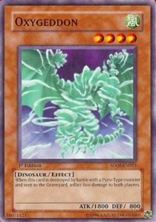 Oxygeddon (SD09-EN011) - Structure Deck: Dinosaur's Rage 1st Edition