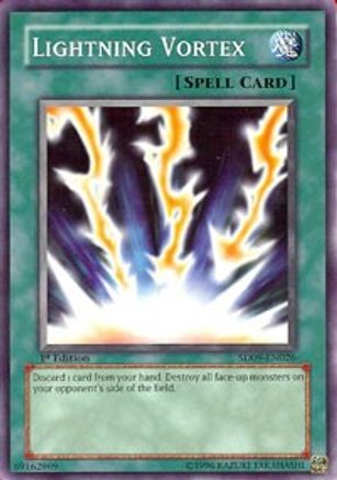 Lightning Vortex (SD09-EN026) - Structure Deck: Dinosaur's Rage 1st Edition