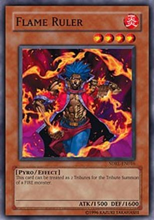Flame Ruler (SDRL-EN016) - Structure Deck: Rise of the Dragon Lords 1st Edition