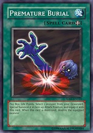Premature Burial (SDRL-EN024) - Structure Deck: Rise of the Dragon Lords 1st Edition