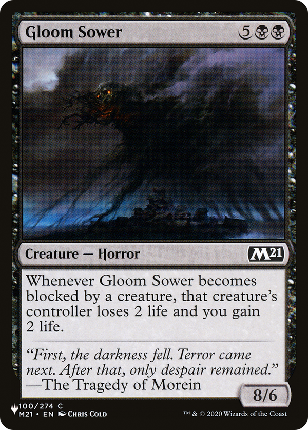 Gloom Sower (LIST-M21-100) - The List