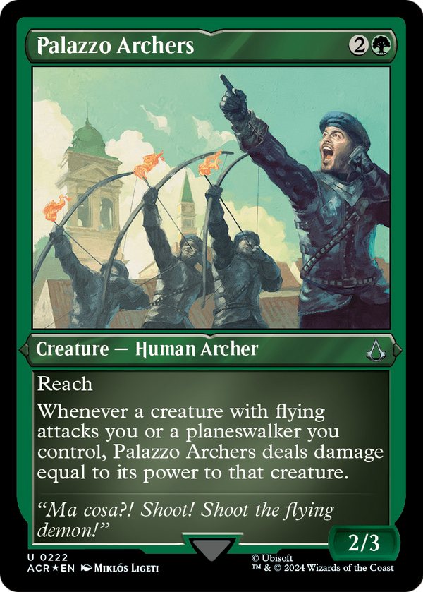 Palazzo Archers (Foil Etched) (ACR-222) - Assassin's Creed Foil