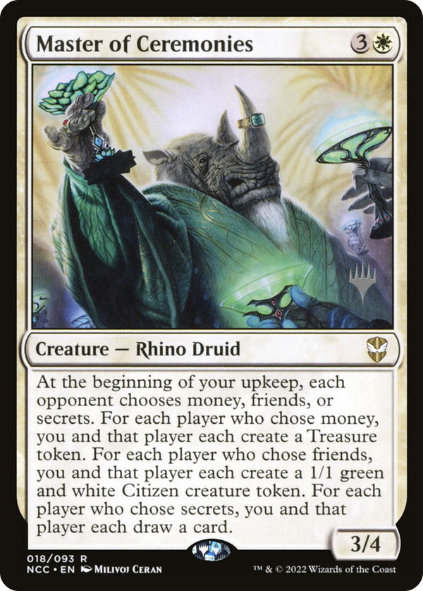 Master of Ceremonies (PPSNC-018) - New Capenna Commander Promos Foil
