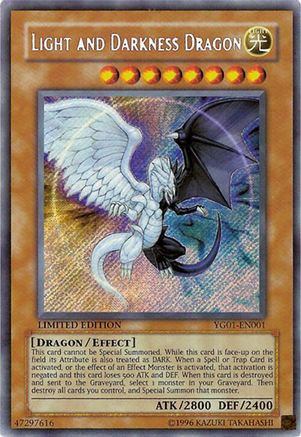 Light and Darkness Dragon (YG01-EN001) - Yu-Gi-Oh! GX Manga Promotional Cards Limited