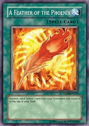 A Feather of the Phoenix (YSDS-EN029) - Starter Deck: Syrus Truesdale Unlimited