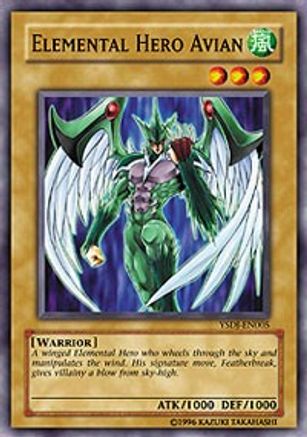 Elemental HERO Avian (YSDJ-EN005) - Starter Deck: Jaden Yuki Unlimited