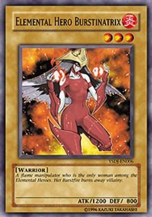 Elemental HERO Burstinatrix (YSDJ-EN006) - Starter Deck: Jaden Yuki Unlimited