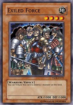 Exiled Force (YSDJ-EN011) - Starter Deck: Jaden Yuki 1st Edition