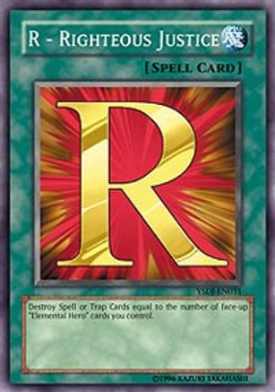 R - Righteous Justice (YSDJ-EN031) - Starter Deck: Jaden Yuki Unlimited