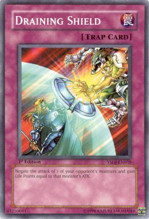 Draining Shield (YSDJ-EN038) - Starter Deck: Jaden Yuki Unlimited