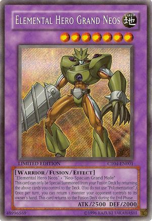 Elemental HERO Grand Neos (CT04-EN001) - 2007 Collectors Tin Limited