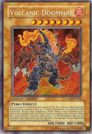 Volcanic Doomfire (CT04-EN004) - 2007 Collectors Tin Limited