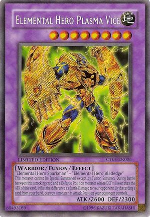 Elemental HERO Plasma Vice (CT04-EN006) - 2007 Collectors Tin Limited