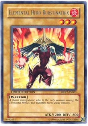 Elemental Hero Burstinatrix (MDP2-EN003) - McDonald's Promo Series 2 Limited