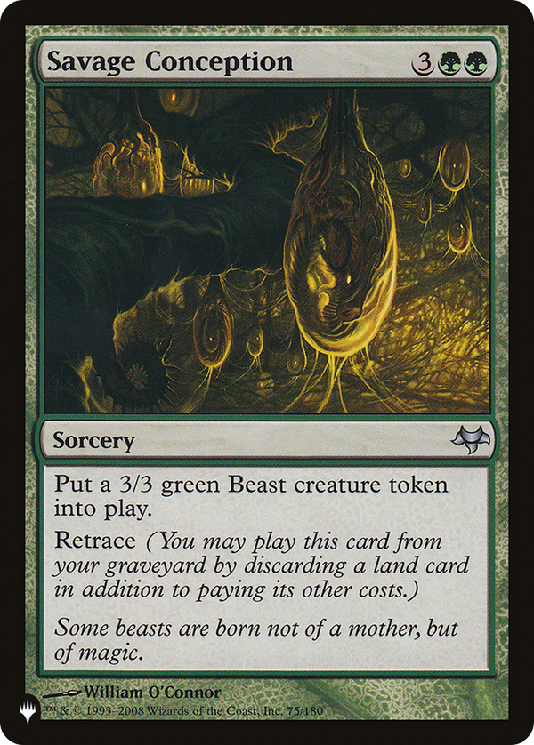 Savage Conception (LIST-EVE-75) - The List