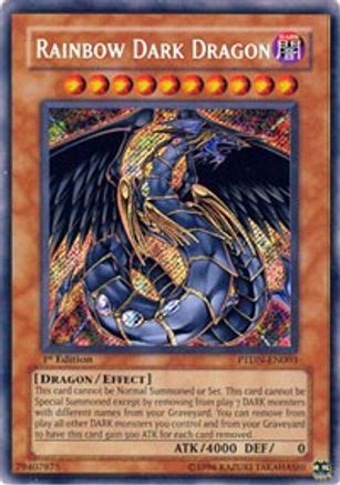 Rainbow Dark Dragon (PTDN-EN003) - Phantom Darkness 1st Edition