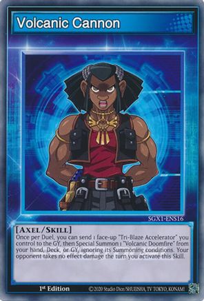 Volcanic Cannon (SGX1-ENS16) - Speed Duel GX: Duel Academy Box 1st Edition