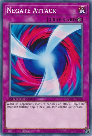 Negate Attack (SGX1-ENA18) - Speed Duel GX: Duel Academy Box 1st Edition