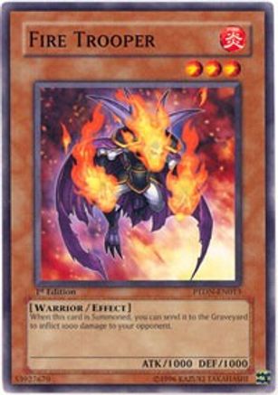 Fire Trooper (PTDN-EN013) - Phantom Darkness 1st Edition
