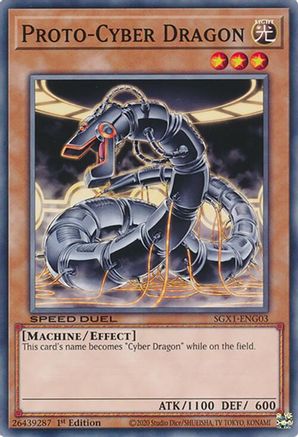 Proto-Cyber Dragon (SGX1-ENG03) - Speed Duel GX: Duel Academy Box 1st Edition